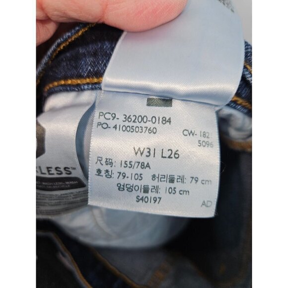 Levis 501 Original Fit Womens Sz 31 Button Fly Straight Leg High Rise Blue - Picture 11 of 13